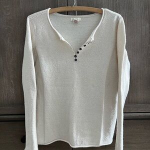 Sundance Cream Knit Top XS